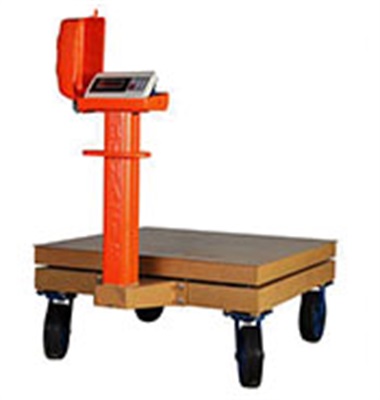 باسکول چرخدار بی نظیر 1500 کیلوگرم تک لودسل مدل MB1501PT نمایشگر SB51